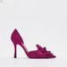 Women's Elegant Rose Pink Floral High Heel Sandals - Pointed Toe Open-Toe Stiletto Pumps For Summer Parties And Special Occasions With Stiletto Heel_vogvips.com