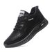 Euro Step Sneakers 2025 Spring And Autumn New Odor-resistant Soft Sole Non-slip Leather Casual Black Lace-up Men's Shoes_vogvips.com