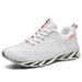 Autumn Couple Sports Trendy Flyknit Fish Scale Mesh Running Breathable Large Size Men's Shoes_vogvips.com