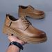 European Warm Series Men's Autumn New Small Leather Martin Boots British Style Versatile Casual Business Formal Work Shoes_vogvips.com