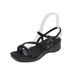 Wo's Summer New Thick-soled Wedge Fairy-style Sandals, Thickened Roman Woven Strap Foreign Trade Beach Sandals For_vogvips.com