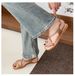 Roman-style Women's 2026 Summer New Model, Outdoor Wear, Non-slip, Trendy Hollow-out Flat PVC Thong Sandals For Women_vogvips.com