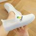 Women's Sneakers Spring Autumn Casual Slip-On Lazy Low-Top Canvas Non-Slip Middle-Aged Single Soft Sole Mom Shoes_vogvips.com
