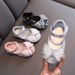 Girls Princess Square Mouth Rhinestone Bow Single Shoe Shoes Show Dance Shoes_vogvips.com
