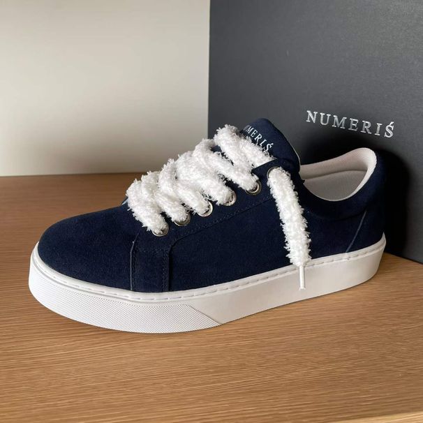 Newan Station Cross-Border New Plush Lace-Up Sneakers For Men Women, Versatile Casual Shoes, Fashionable And_vogvips.com