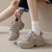 Shit-Stepping Feel Thick-Soled Dad Shoes For Women 2025 New Autumn Style Foot-Slimming Size 34 Shock-Absorbing Running Sports Shoes_vogvips.com