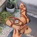 Plus Size Women's Braided Flat Sandals Comfortable Open-Toe Casual Beach Shoes Beach Flat Sandals With Toe Covers For Women, Export Shoes_vogvips.com