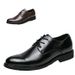 Round Toe Business Formal Three-Joint European Style Men's Leather Shoes_vogvips.com