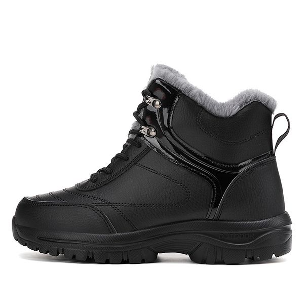 Men's Shoes Men's Snow Boots Thickened Outdoor Cold-resistant Velvet Thermal Hiking Shoes Waterproof Casual Shoes Men's_vogvips.com