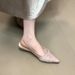 Lancui High-End Elegant Solid Color Pointed Toe Dress Sandals For Women New Style Socialite Temperament Back Strap_vogvips.com