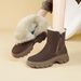 New Women's Snow Boots With Winter Insulation And Warmth Martin Short Boots, Casual And Plush Thick Cotton Boots_vogvips.com