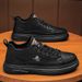 Men's Work New Spring Autumn Versatile Trendy Martin Mid-Top Business Casual Leather Shoes_vogvips.com