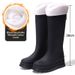 Voyage 2025 New Cross-Border High Boots Women, Outdoor Flat Waterproof Non-Slip Japanese Style Long Tube Rain Shoes For Women_vogvips.com