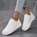 Women's Shoes Spring Women's Shoes New Breathable White Shoes Student Trendy All Match Thick Soled Sports Casual Shoes_vogvips.com