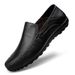 Men's Leather Spring Casual Loafers Slip-On Lazy Summer Shallow Driving Shoes_vogvips.com