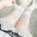 Black White Lace Patterned Stockings With Cross Design Ultra-thin Hollow Long Tights Fishing Net Socks Pantyhose Sexy_vogvips.com