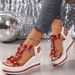 2026 New Wedge Sandals With Butterfly Pearl Decoration And Rhinestone Detail_vogvips.com