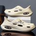 Clog Shoes Summer Non-Slip Cushioned Sports Closed-Toe Slippers Men's Outdoor Beach Sandals_vogvips.com