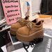 Thick Soled Loafers 2025 New Versatile Small Height Casual Frosted Leather Fashion Single Shoes For Women_vogvips.com