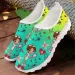 New Cartoon Nurse Doctor Print Women Sneakers Slip On Light Mesh Shoes Summer Breathable Flats Shoes Zapatos Planos_vogvips.com