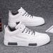 Men's shoes autumn new breathable popular men's casual leather shoes sports mid top sneakers trendy shoes for men_vogvips.com