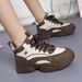 2025 New Thick-Soled Trendy Non-Slip Dad For Women Spring And Autumn Panda Shoes Black Sneakers That Make Feet Look_vogvips.com