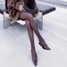 Baotou Sandals Women's 2025 Summer New Style Horseneck Buckle Strap Black High Heels_vogvips.com