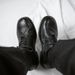 Black Men's Dark Yamamoto Handmade Trendy Personalized Vintage Leather, Soft Cowhide Leather Shoes, Summer_vogvips.com