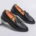 Business And Leisure Le Fu Men's Plus Size Fashionable British Style Ankle Korean Version Lazy Shoes_vogvips.com