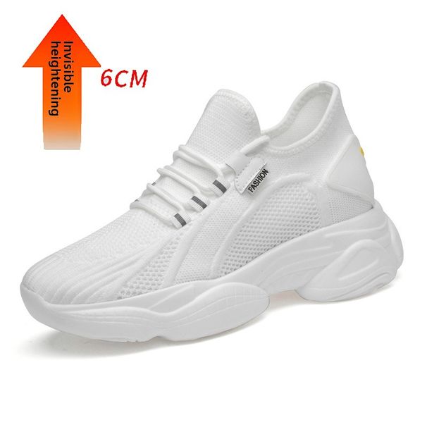 Sports Shoes Casual Heightening Dad Shoes Men's Mesh_vogvips.com