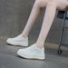 thick-soled White Shoes Women's Casual Versatile Student Women's Shoes_vogvips.com