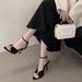 European And American Style Fashionable Open-toe High-heeled Shoes For Women, 2025 Spring-summer New Model, Elegant_vogvips.com