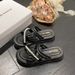 Summer Women's Pearl Slippers Fashionable Casual Beach Shoes For Indoor And Outdoor Wear Popular Fairy Like Style_vogvips.com