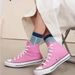 Putian 1970s Canvas Shoes Campus High Top Unisex Student Classic Blue Sole Versatile Sneakers One Size Larger_vogvips.com