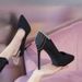 ShoeVault 2025 New High Heels For Women Silver Waterproof Platform Stiletto Versatile Nightclub Dress Shoes Fashion Show Elegant_vogvips.com