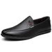 Breathable 2025 New Loafers Slip-On Leather Sole Soft Surface Driving Casual Men's Shoes_vogvips.com