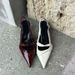 Chuyuji 2026 Spring New Style Pointed Toe Stiletto Heel Backless Mule Sandals Women, French Style, Comfortable For The_vogvips.com