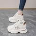 Spring New Breathable Thick Bottom Casual Sports Women's Shoes_vogvips.com
