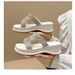 European Style Thick-soled Women's Outdoor Slippers, 2025 Summer New Model, Open-toe Cross-strap Sandals With Waterproof_vogvips.com