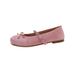 Evening Breeze French Style Rhinestone One-Strap Mary Jane Flats Ballet Early Spring New Soft Sole Women's Shoes_vogvips.com