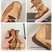 Women Boxing Boots 2025 New Women's Height-Increasing Boxing Autumn Flat Brown Short Lace-Up Suede Genuine Leather Martin Boots_vogvips.com