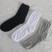 Plus-size men's socks Solid color dress socks casual cotton socks mid-tube socks men's and women's unisex socks plus-size_vogvips.com