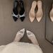 Fairy Wind Diamond Thin Strap Flip Flops Women's Summer Outwear New Pointed Toe Wedge Heel Elegant Sandals_vogvips.com