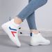 2026 New Spring And Autumn Mid-Top Soft Sole White Fashionable Niche Casual Shoes Non-Slip Wear-Resistant Women's_vogvips.com