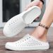Me Slippers Wome Couple Breathable Summer Outside Street Beach Style Half-slippers Cover Toe No-slip Soft Light_vogvips.com