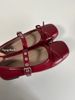 Lancui Niche Four-Color Versatile Ballet Style Soft Sole Comfortable Mary Jane Shallow Mouth Women's Leather Shoes_vogvips.com