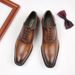 2024 New Four Seasons British Style Business Genuine Leather Men's Casual Gentleman Office Wedding Shoes_vogvips.com