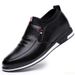 Genuine Leather Men Casual Shoes Luxury Mens Loafers Breathable Slip On Black Driving Shoe Man Low Top Business Cowhide Shoes_vogvips.com