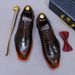 Regal Footwear Three-Joint Business Cowhide Genuine Large Size Formal Glossy Patent Leather Men's Shoes_vogvips.com
