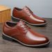 Euro Step 47 Large Size 48 Business Formal British Style Black Wedding Groom Leather Shoes For Men_vogvips.com